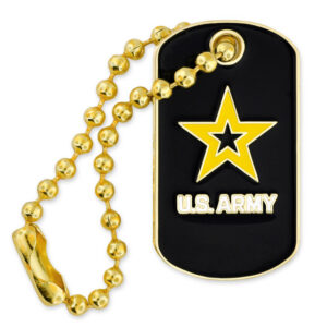 Officially Licensed U.S. Army Dog Tag Lapel Pin